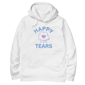 'Happy Tears' Hoodie (White)
