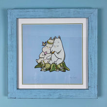 Load image into Gallery viewer, &#39;Stoney Hippos&#39;  (Signed &amp; Framed)