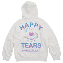 Load image into Gallery viewer, &#39;Happy Tears&#39; Zip-Up Hoodie (White)