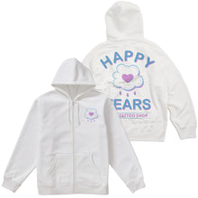 Load image into Gallery viewer, &#39;Happy Tears&#39; Zip-Up Hoodie (White)